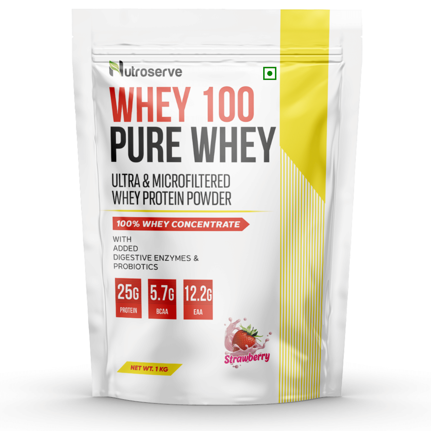     			Nutroserve  Whey 100 Pure Whey Protein  1 kg Powder