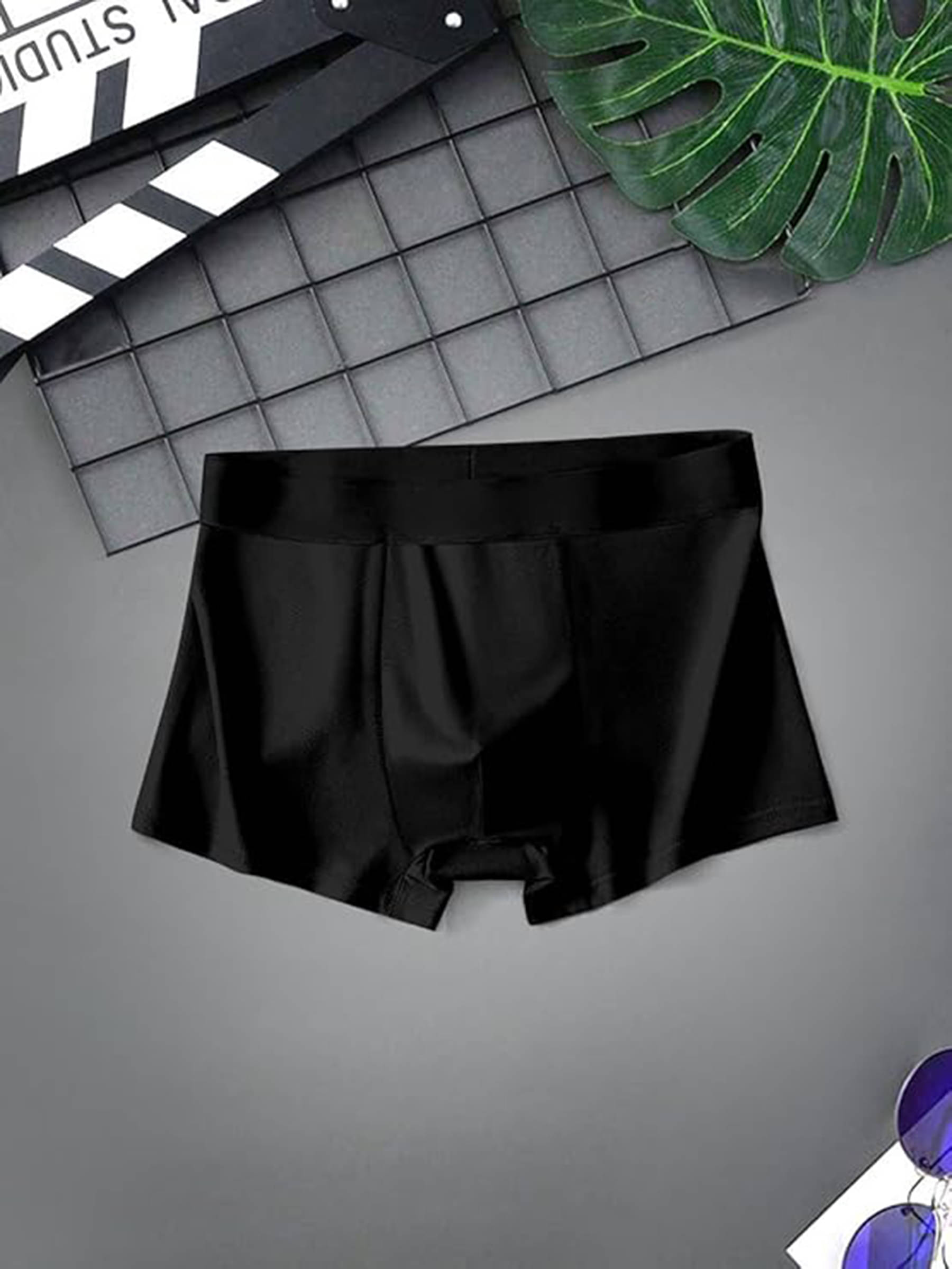 O'Womaniyah Pack of 1 Cotton Blend Boy Shorts For Men's ( Black ) O'Womaniyah Pack of 1 Cotton Blend Boy Shorts For Men's ( Black )