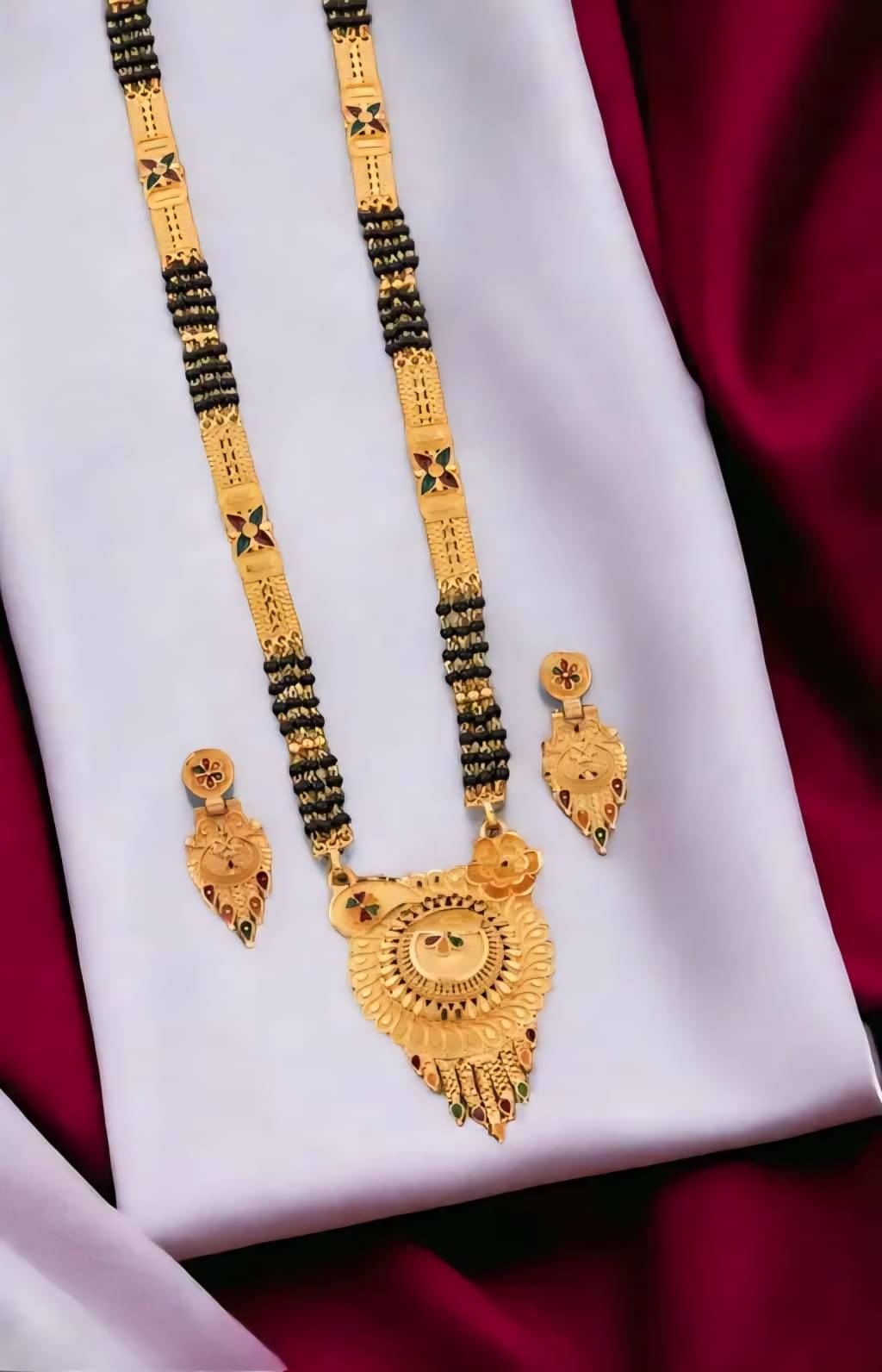     			OCHORI Golden Mangalsutra Set ( Pack of 1 )