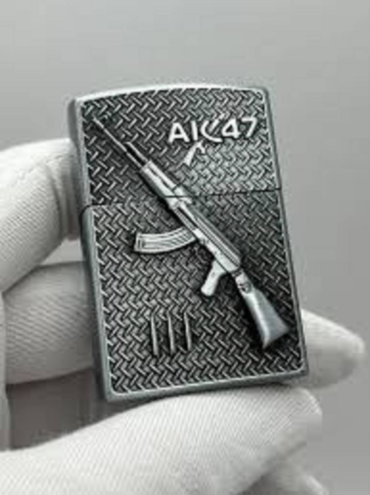    			PAAVI Silver Iron Cigarette Lighter ( Pack of 1 )