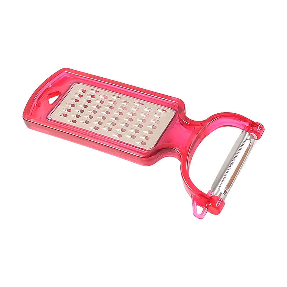     			PABOCART 2 in 1 Peeler and Grater Stainless Steel Blade Vegetable and Fruit Slicer Cutter Peels Grates Slices for Crispy Snacks and Food Prep Kitchen Tool
