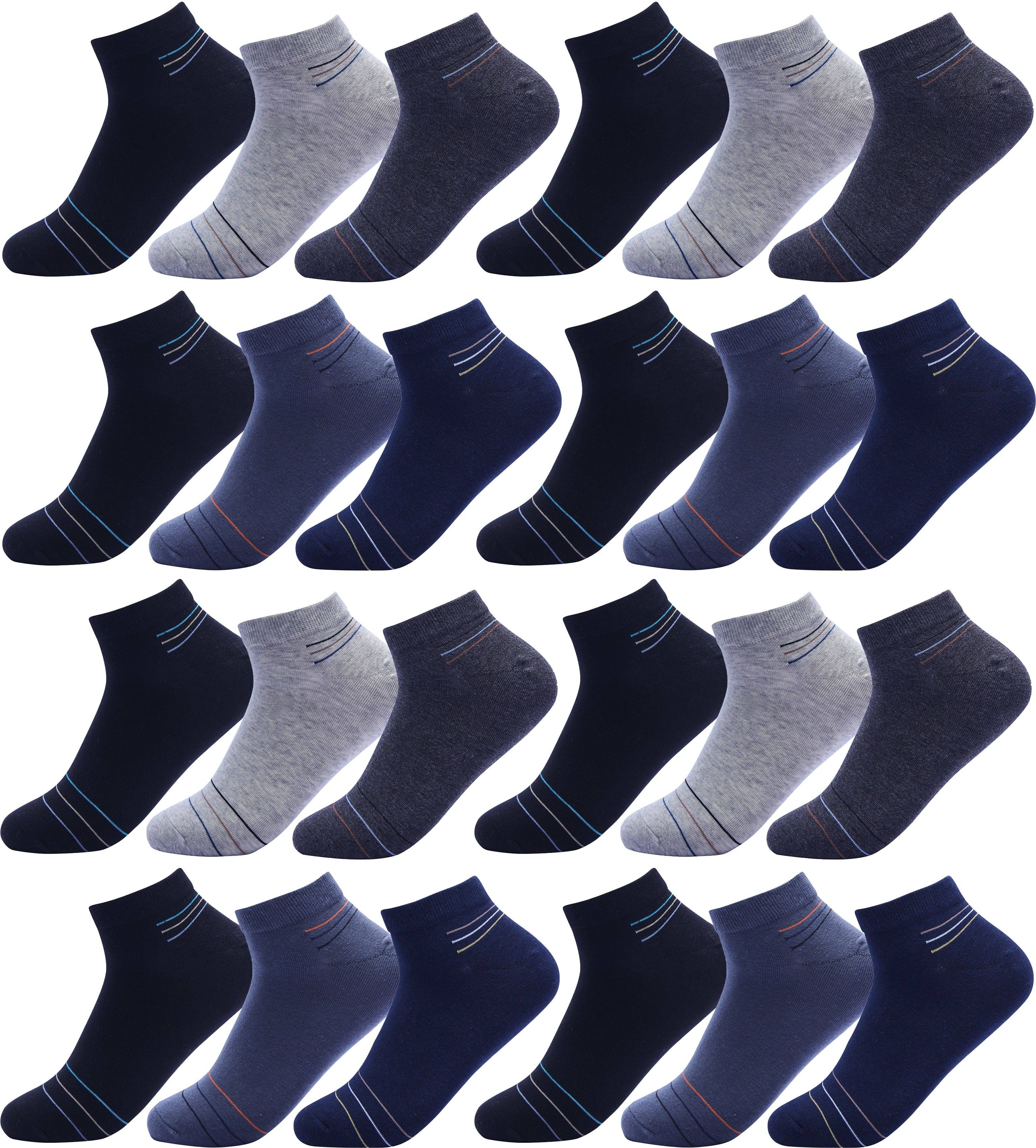     			PLIMA Pack of 12 Men's Cotton Blend Ankle Length Socks ( Multicolor )