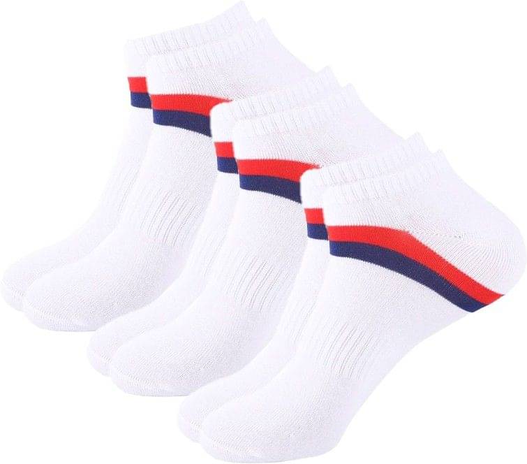    			PLIMA Pack of 3 Men's Cotton Blend Ankle Length Socks ( White )