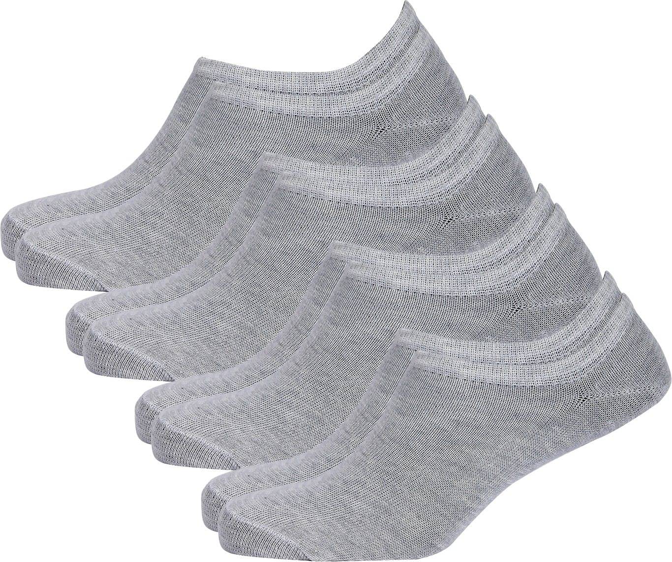     			PLIMA Pack of 4 Men's Cotton Blend Ankle Length Socks ( Grey )