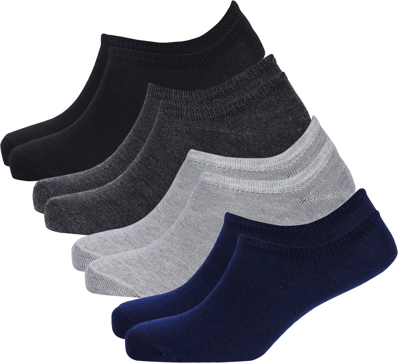     			PLIMA Pack of 4 Men's Cotton Blend Ankle Length Socks ( Multicolor )