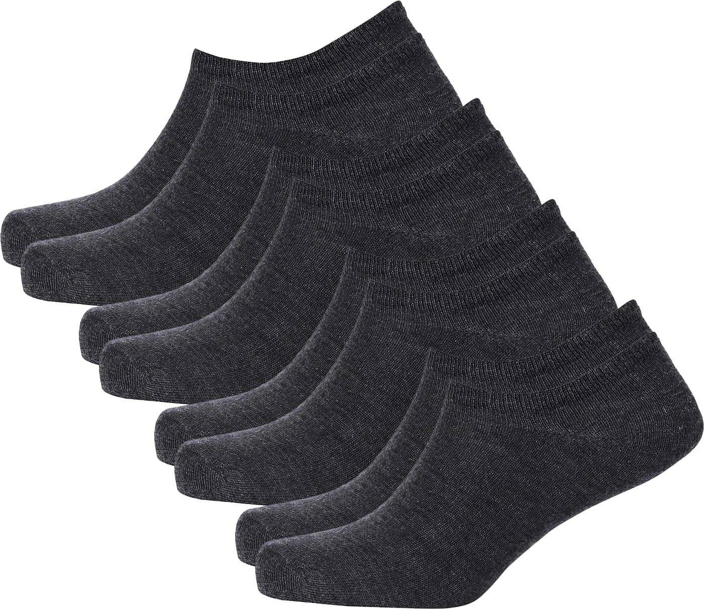 PLIMA Pack of 4 Men's Cotton Blend Ankle Length Socks ( Grey ) PLIMA Pack of 4 Men's Cotton Blend Ankle Length Socks ( Grey )