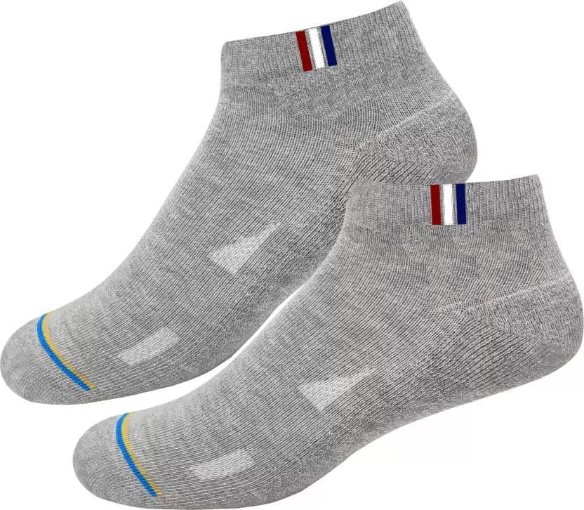 PLIMA Pack of 5 Men's Cotton Blend Ankle Length Socks ( Multicolor ) - Socks | Buy online on ZillyBuy