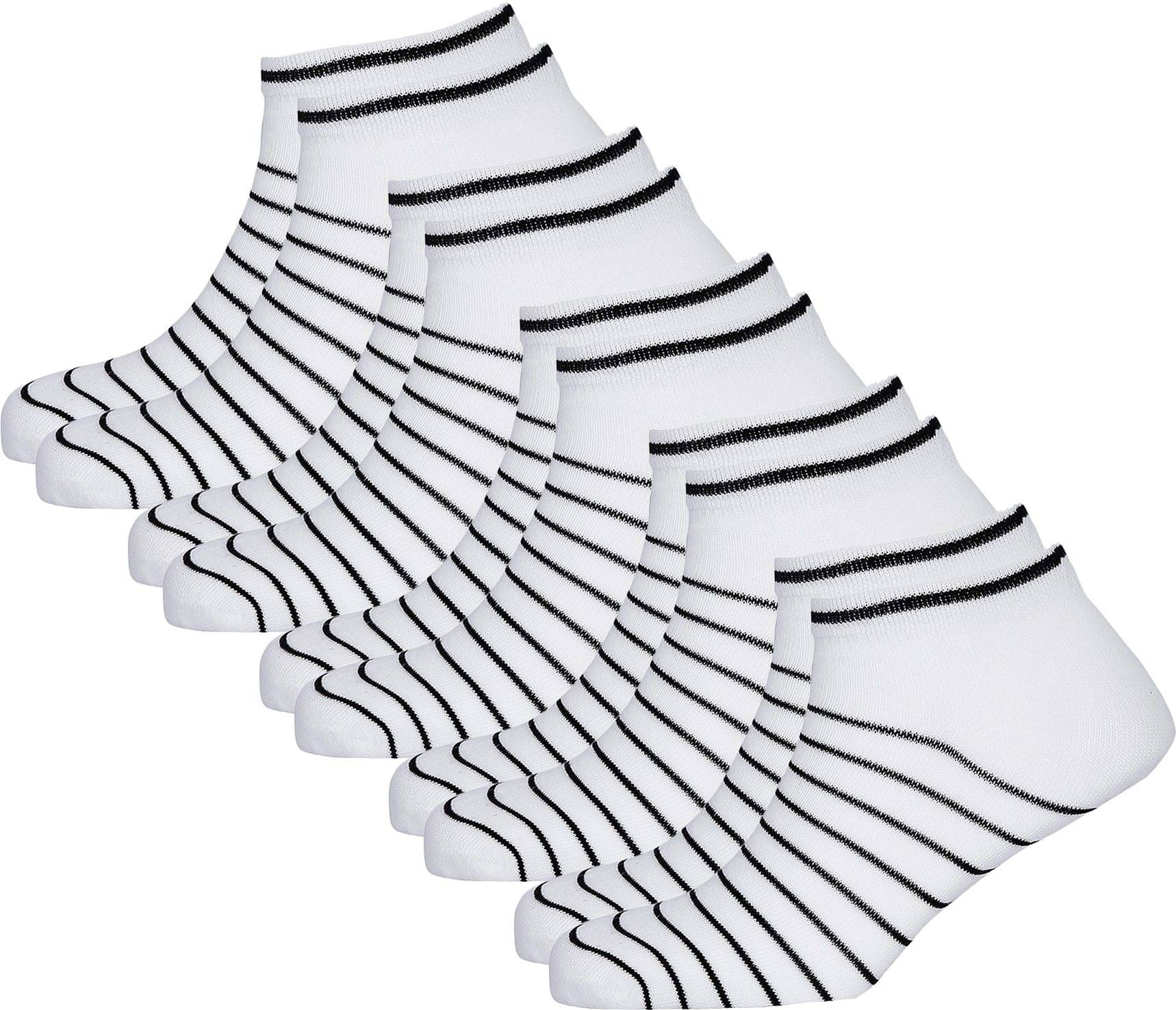 PLIMA Pack of 5 Men's Cotton Blend Ankle Length Socks ( White ) PLIMA Pack of 5 Men's Cotton Blend Ankle Length Socks ( White )