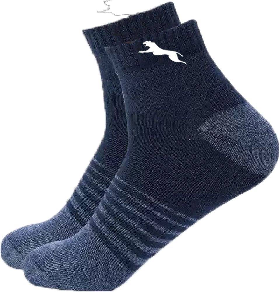 PLIMA Pack of 5 Men's Cotton Blend Ankle Length Socks ( Multicolor ) PLIMA Pack of 5 Men's Cotton Blend Ankle Length Socks ( Multicolor )