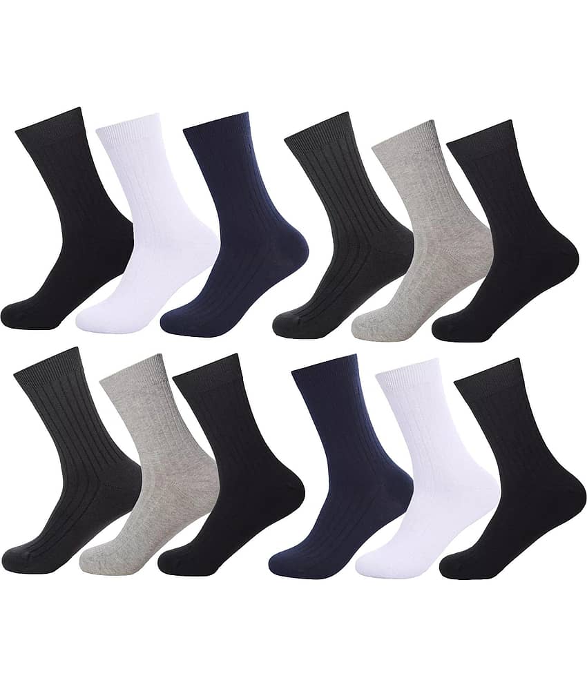 PLIMA Pack of 6 Men's Cotton Blend Full Length Socks ( Multicolor ) - Socks | Buy online on ZillyBuy