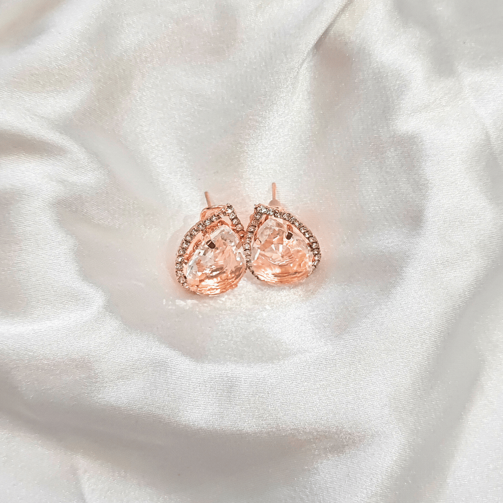     			Praakta Brown Stud Earrings ( Pack of 1 )