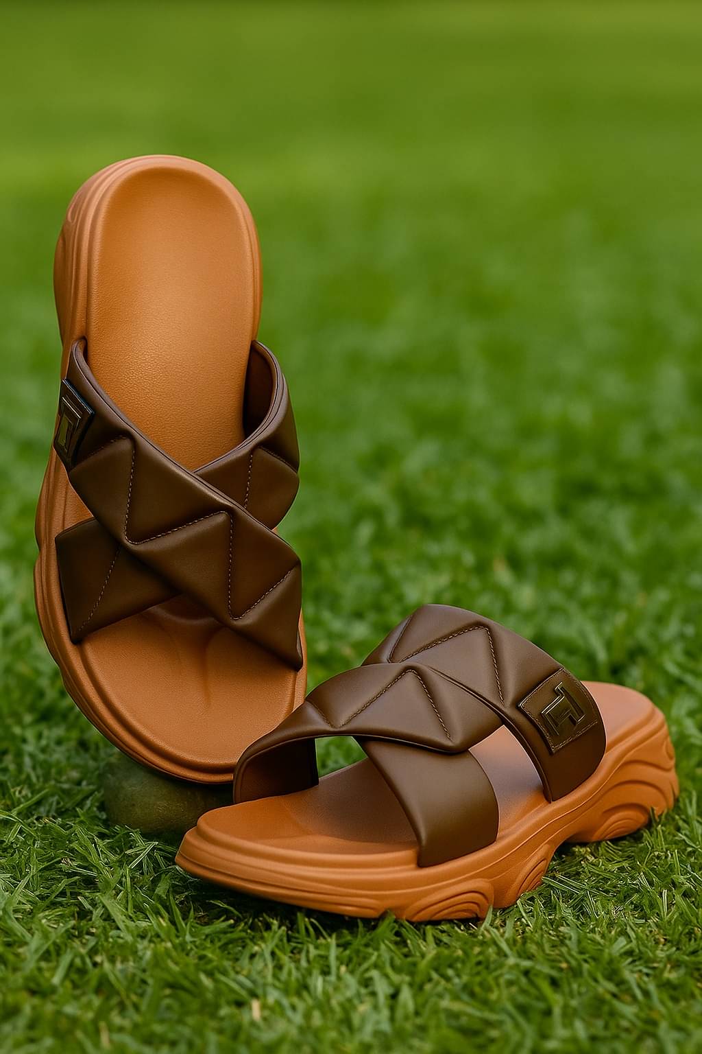     			Shoptegic Brown Women's Thong Flip Flop