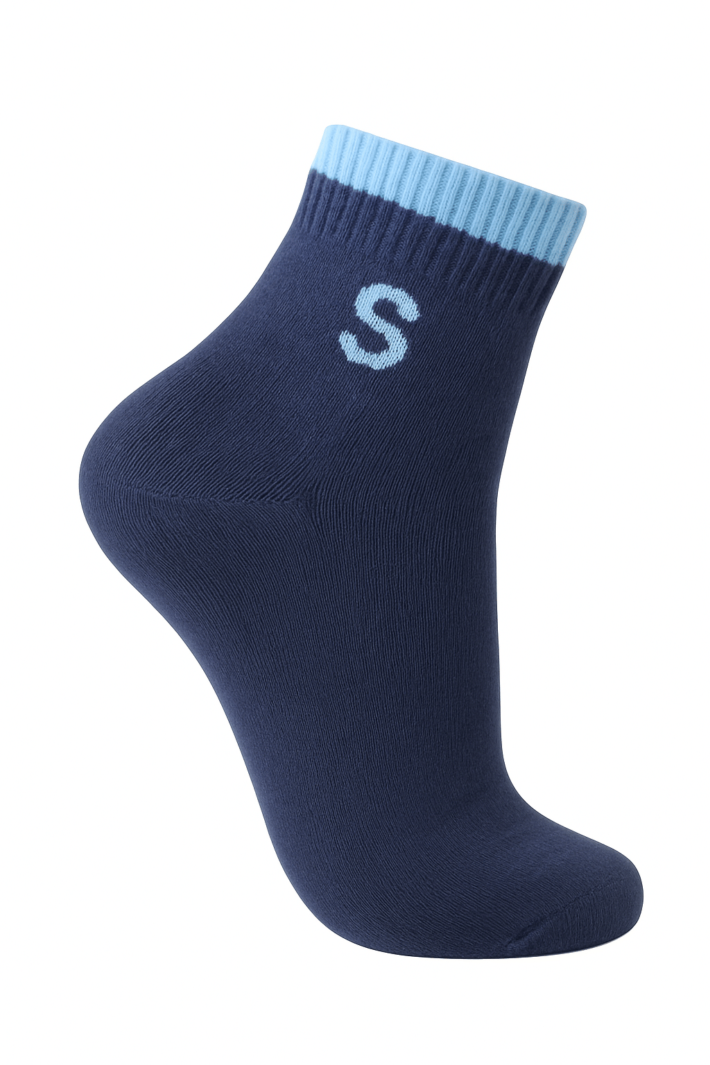 StepRite – Strong, memorable, speaks to proper fit Pack of 1 Men's Cotton Blend Low Ankle Socks ( Navy Blue )     			StepRite – Strong, memorable, speaks to proper fit Pack of 1 Men's Cotton Blend Low Ankle Socks ( Navy Blue )