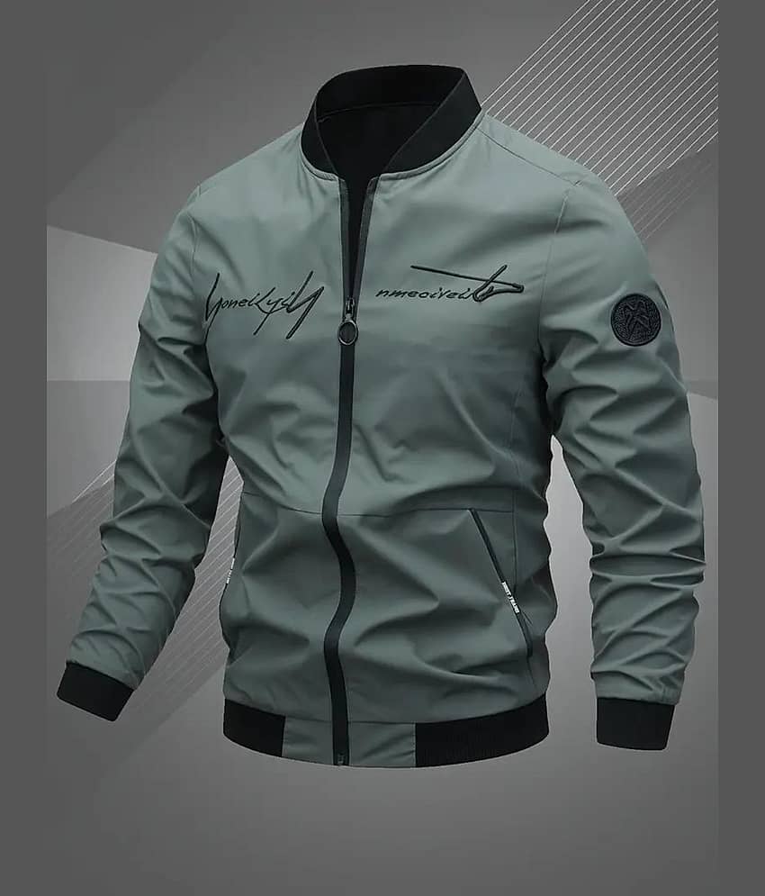 TAZO Nylon Men's Casual Jacket - Light Grey ( Pack of 1 ) - Jackets & Coats | Buy online on ZillyBuy
