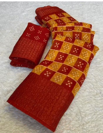 VAANISRI Cotton Printed Regular Saree With Unstitched Blouse Piece ( Multicolor ) VAANISRI Cotton Printed Regular Saree With Unstitched Blouse Piece ( Multicolor )