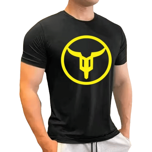 VTSports Men Polyester Regular Fit Solid T-Shirt ( Black ) VTSports Men Polyester Regular Fit Solid T-Shirt ( Black )