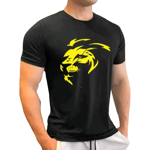 VTSports Men Polyester Regular Fit Solid T-Shirt ( Black ) VTSports Men Polyester Regular Fit Solid T-Shirt ( Black )