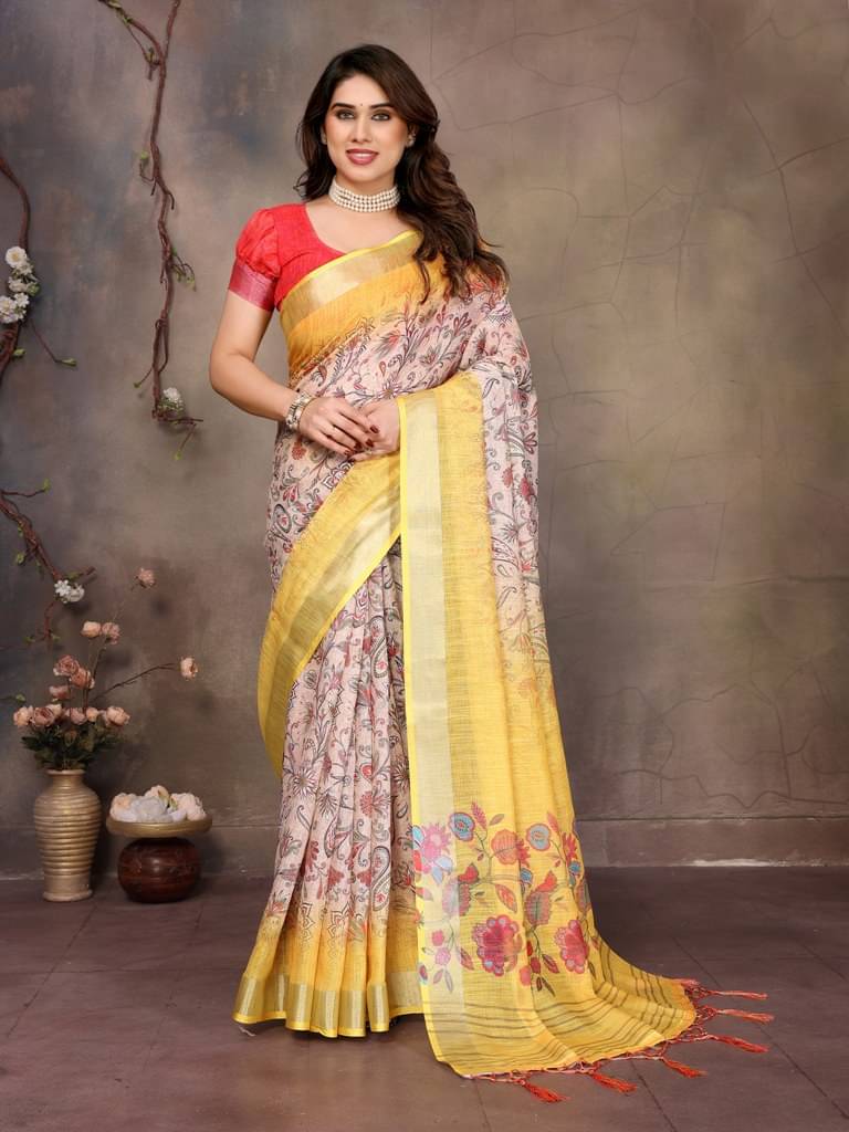 Vastukala Cotton Silk Woven Banarasi saree With Unstitched Blouse Piece ( Red ) Vastukala Cotton Silk Woven Banarasi saree With Unstitched Blouse Piece ( Red )