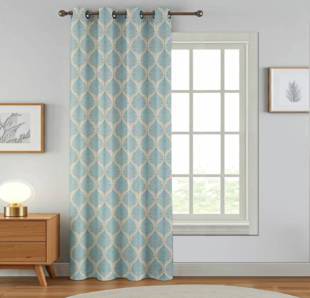     			AADI TRADERS Solid Semi-Transparent Eyelet Curtain 9 ft ( Pack of 1 ) - Multi Color