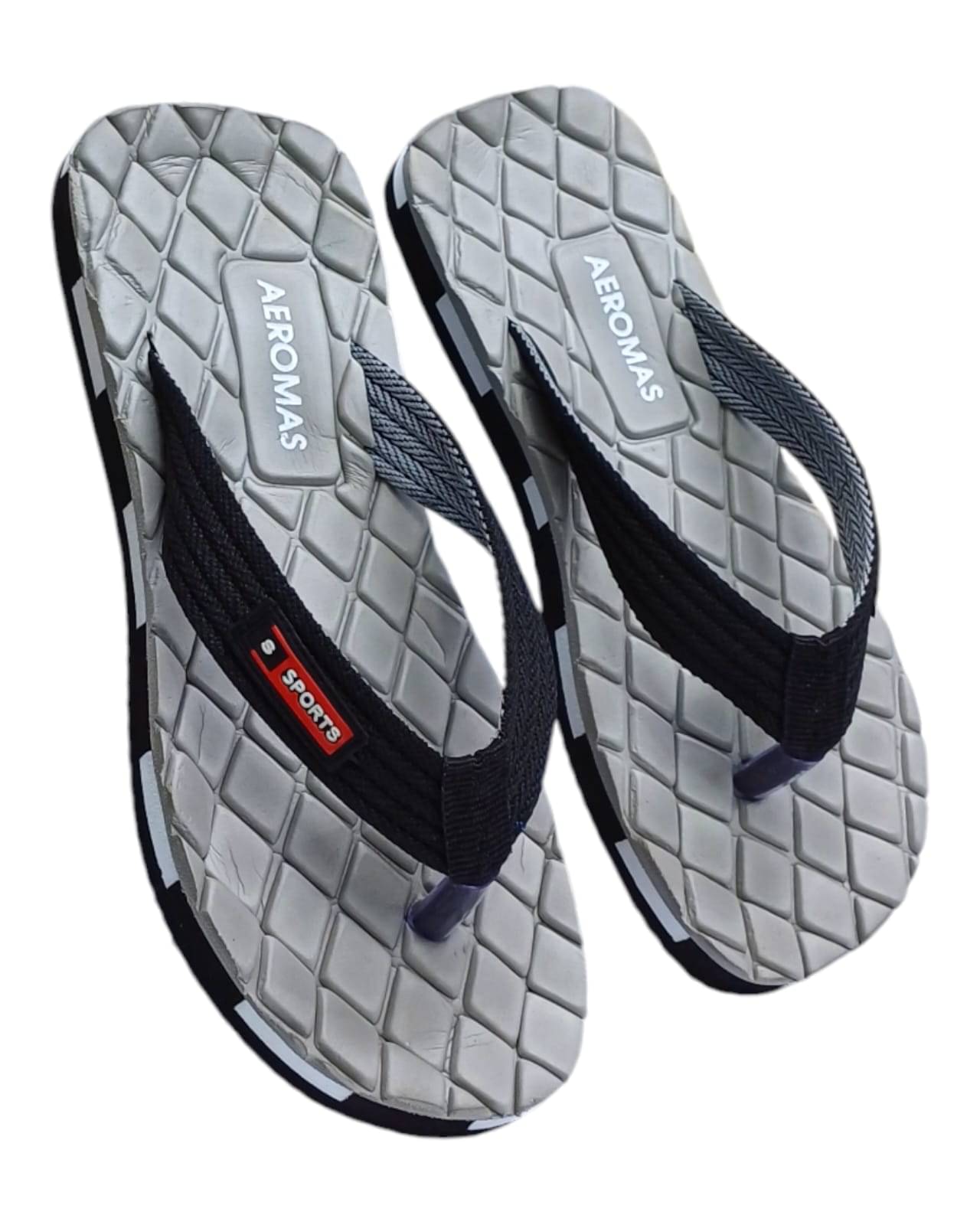     			AEROMAS Grey Men's Daily Slipper