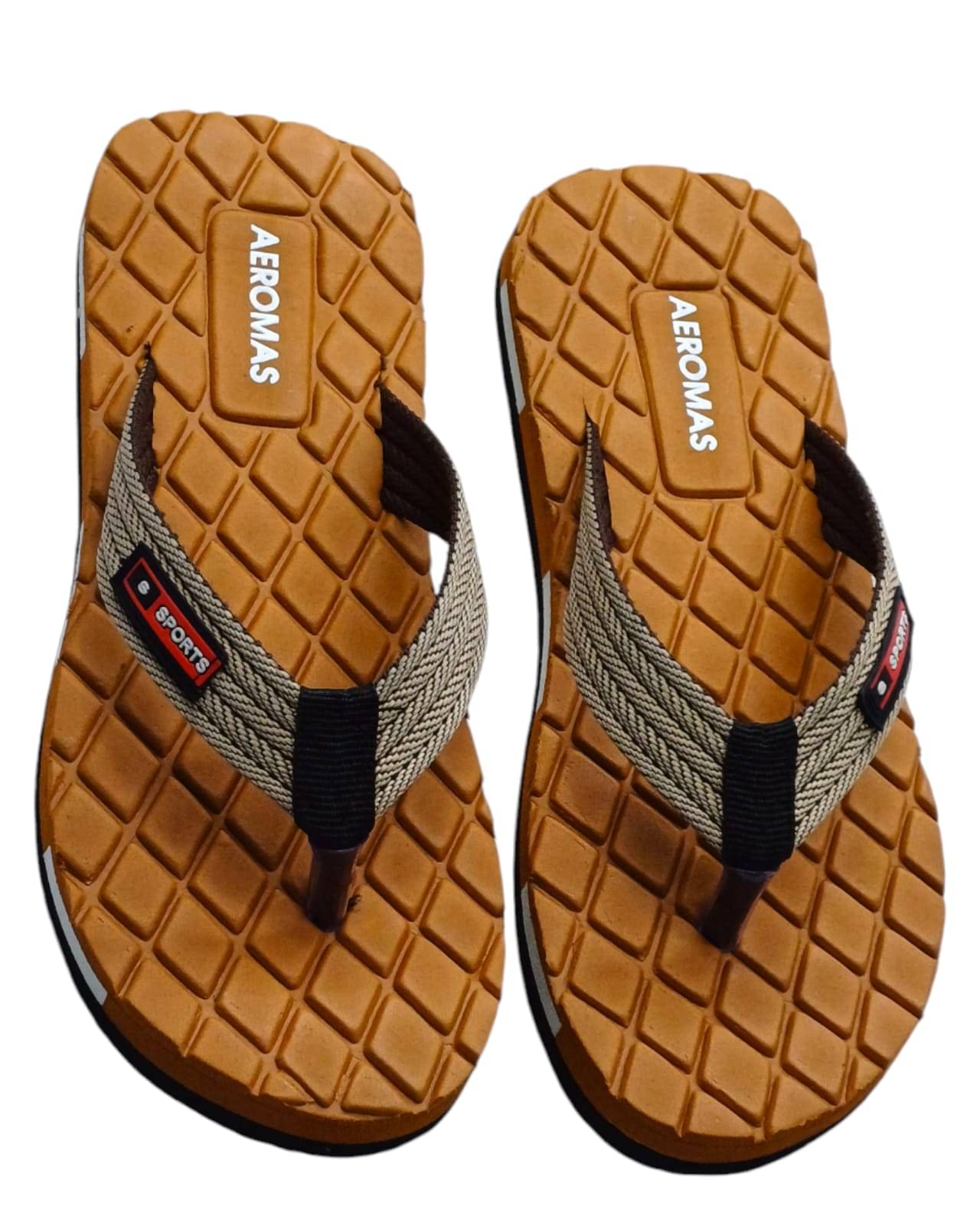     			AEROMAS Tan Men's Daily Slipper