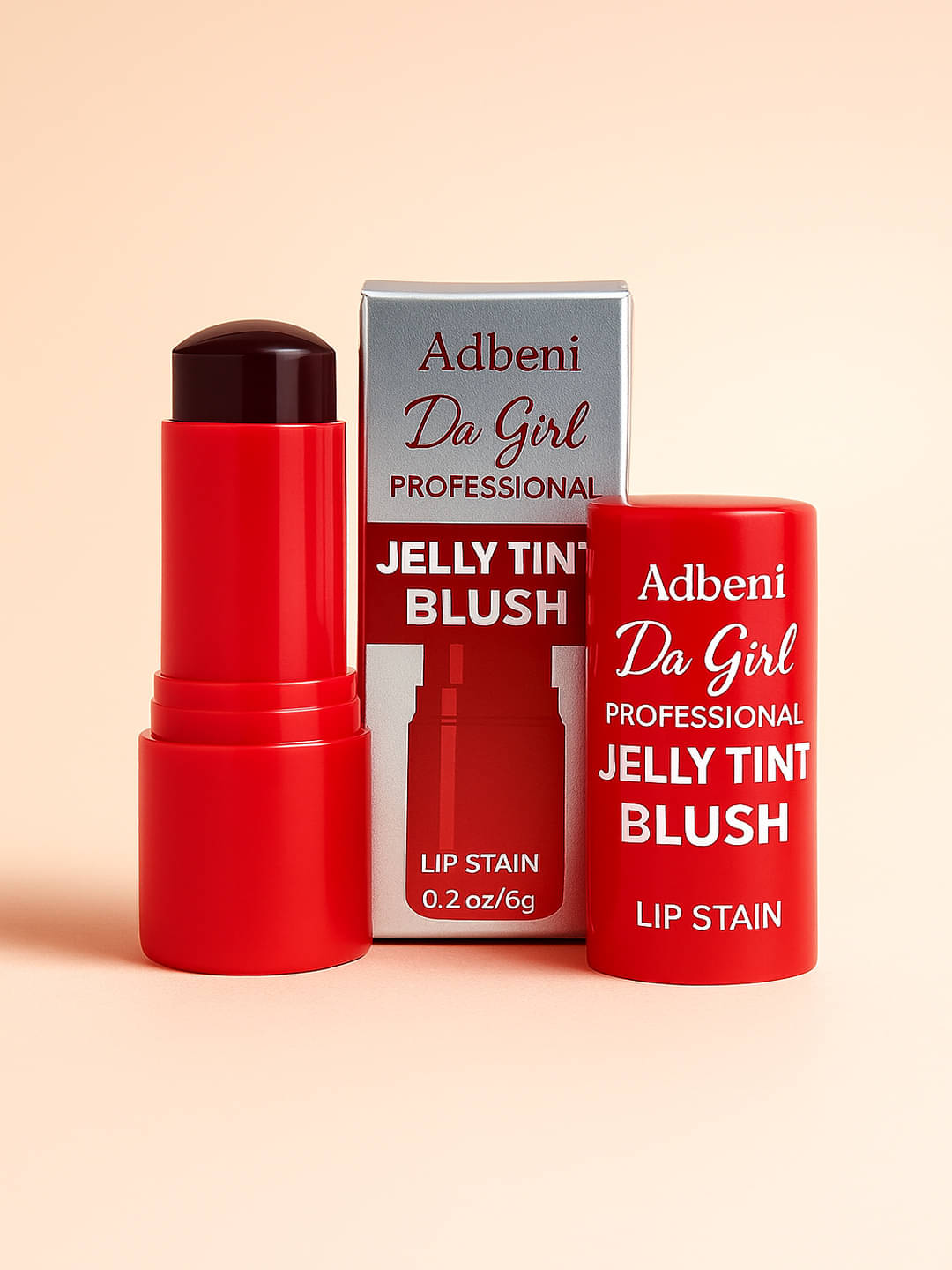     			Adbeni Jelly Tint Gel Lip Satin Gel Blush Red 6 g