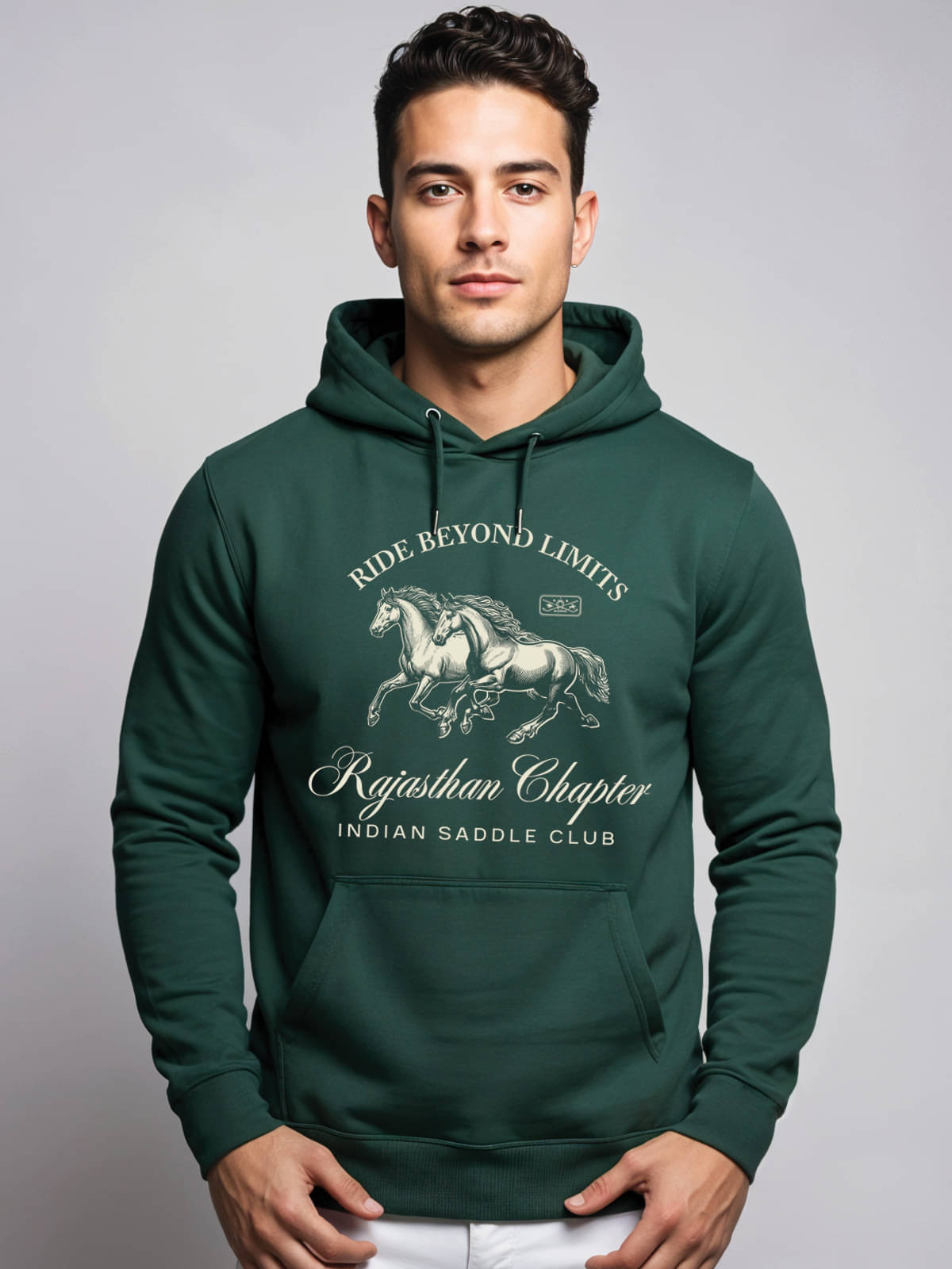 Adro Fleece Hooded Men's Sweatshirt - Green ( Pack of 1 ) Adro Fleece Hooded Men's Sweatshirt - Green ( Pack of 1 )