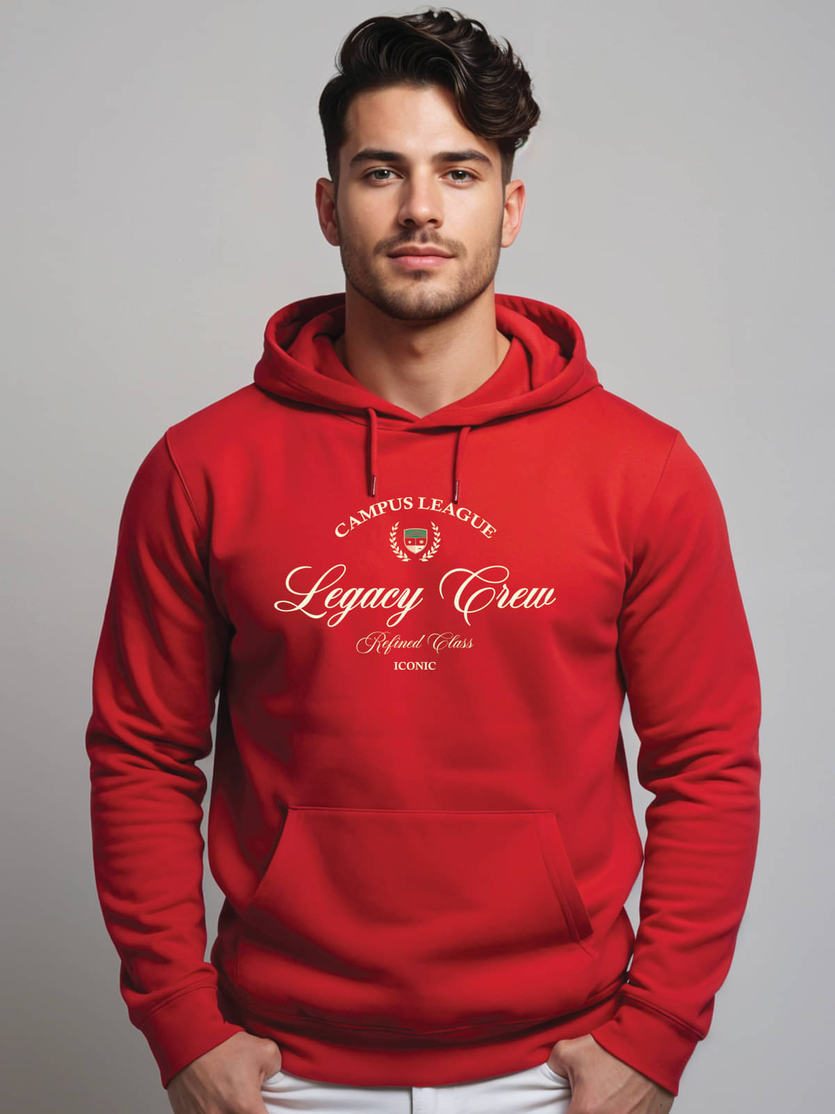Adro Fleece Hooded Men's Sweatshirt - Red ( Pack of 1 )     			Adro Fleece Hooded Men's Sweatshirt - Red ( Pack of 1 )