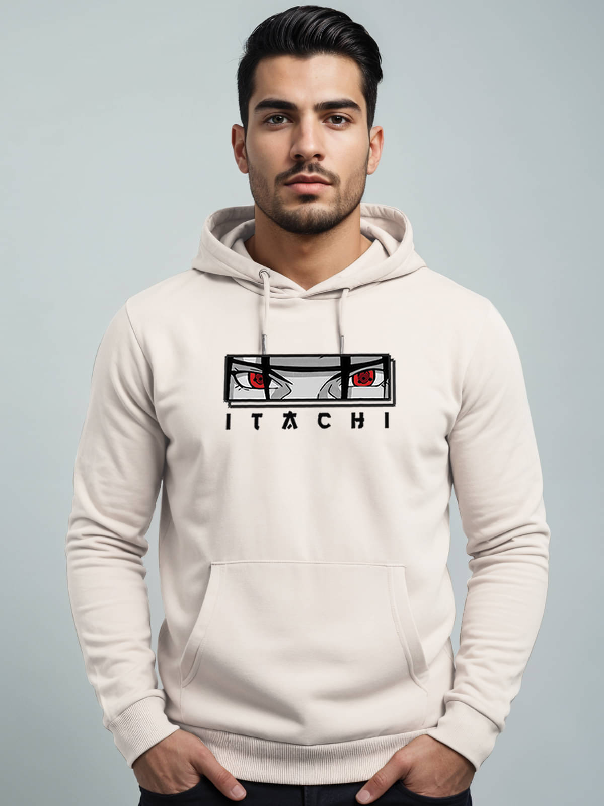     			Adro Fleece Hooded Men's Sweatshirt - Off White ( Pack of 1 )