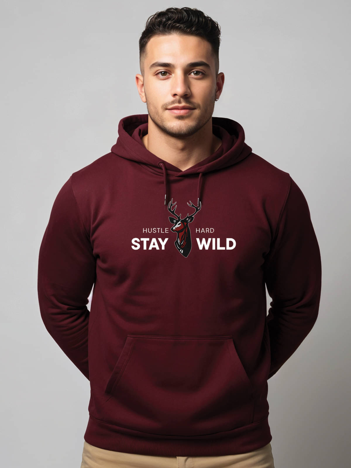 Adro Fleece Hooded Men's Sweatshirt - Maroon ( Pack of 1 )     			Adro Fleece Hooded Men's Sweatshirt - Maroon ( Pack of 1 )