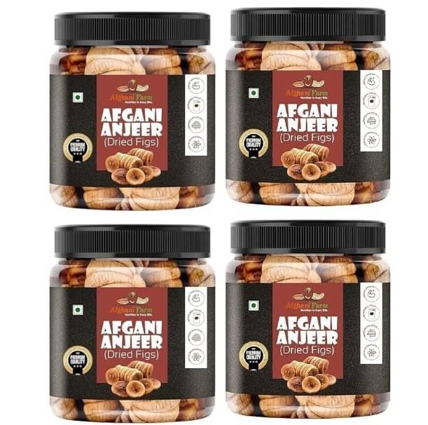     			Afgani Farm Fig (Anjeer) 400 g Pack of 4