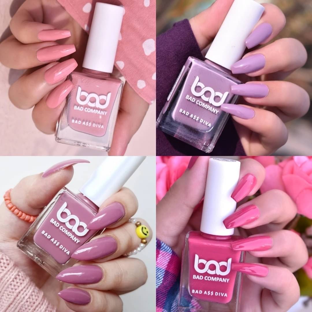     			BAD COMPANY Multi Nail Polish 40 ( Pack of 4 )