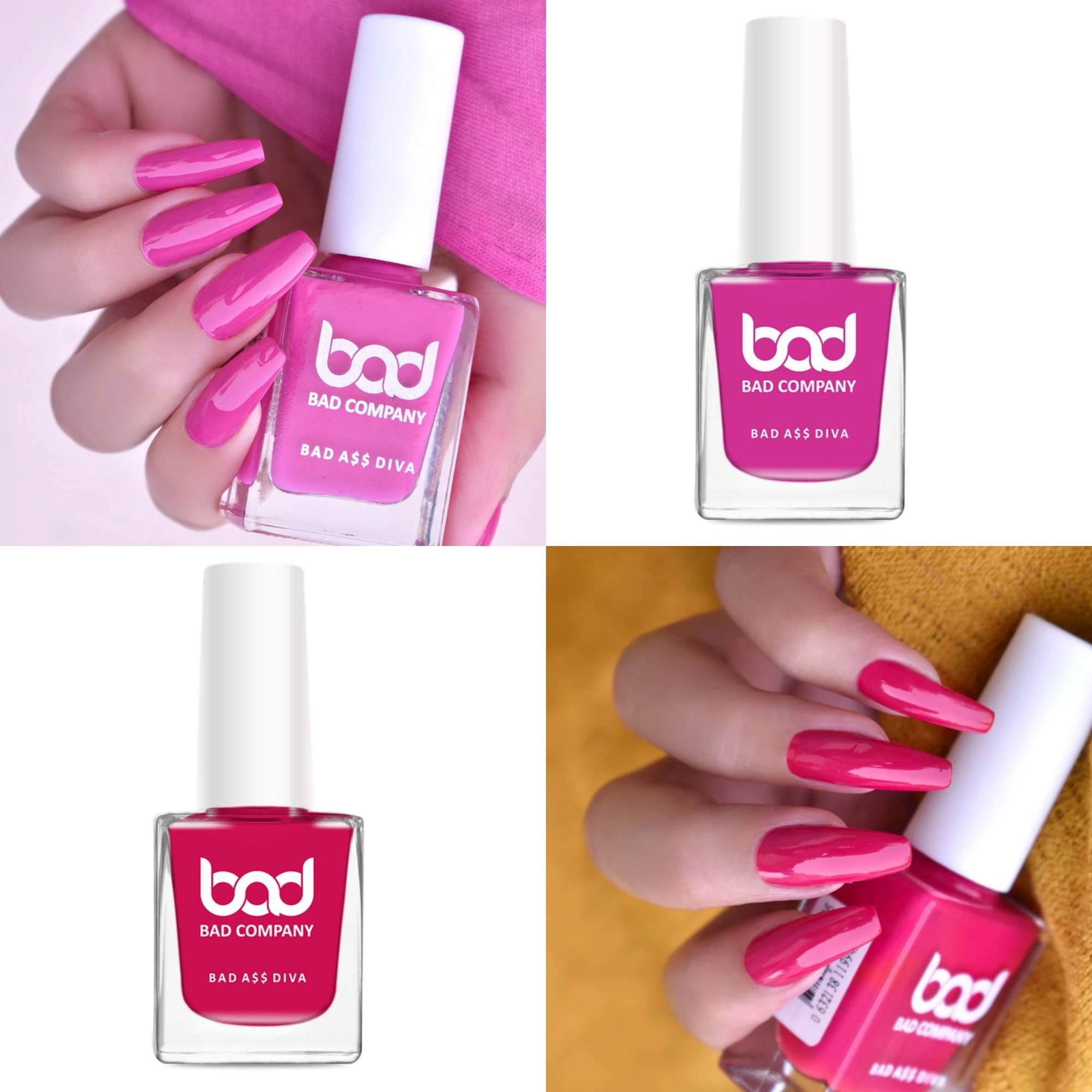     			BAD COMPANY Multi Nail Polish 20 ( Pack of 2 )