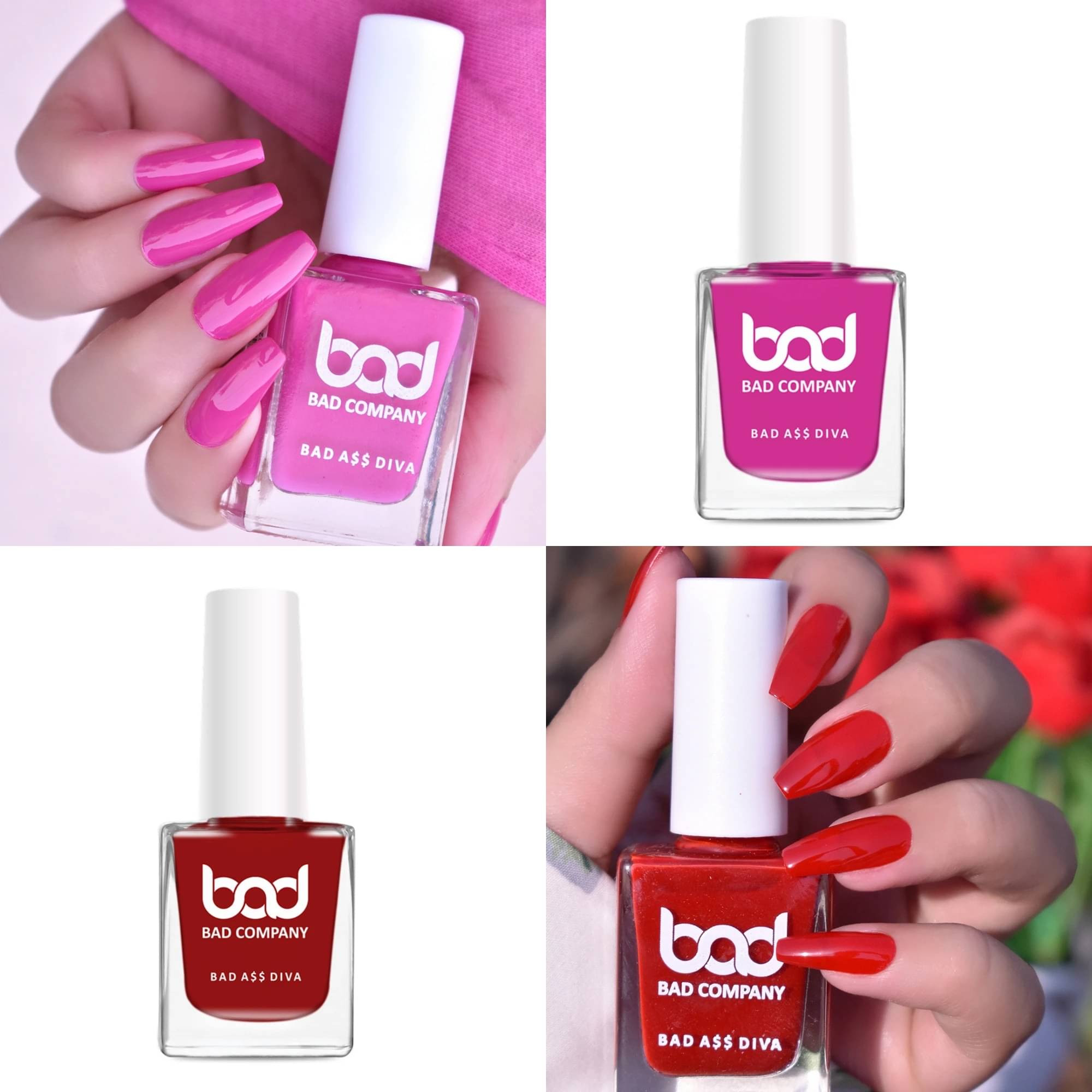     			BAD COMPANY Multi Nail Polish 20 ( Pack of 2 )