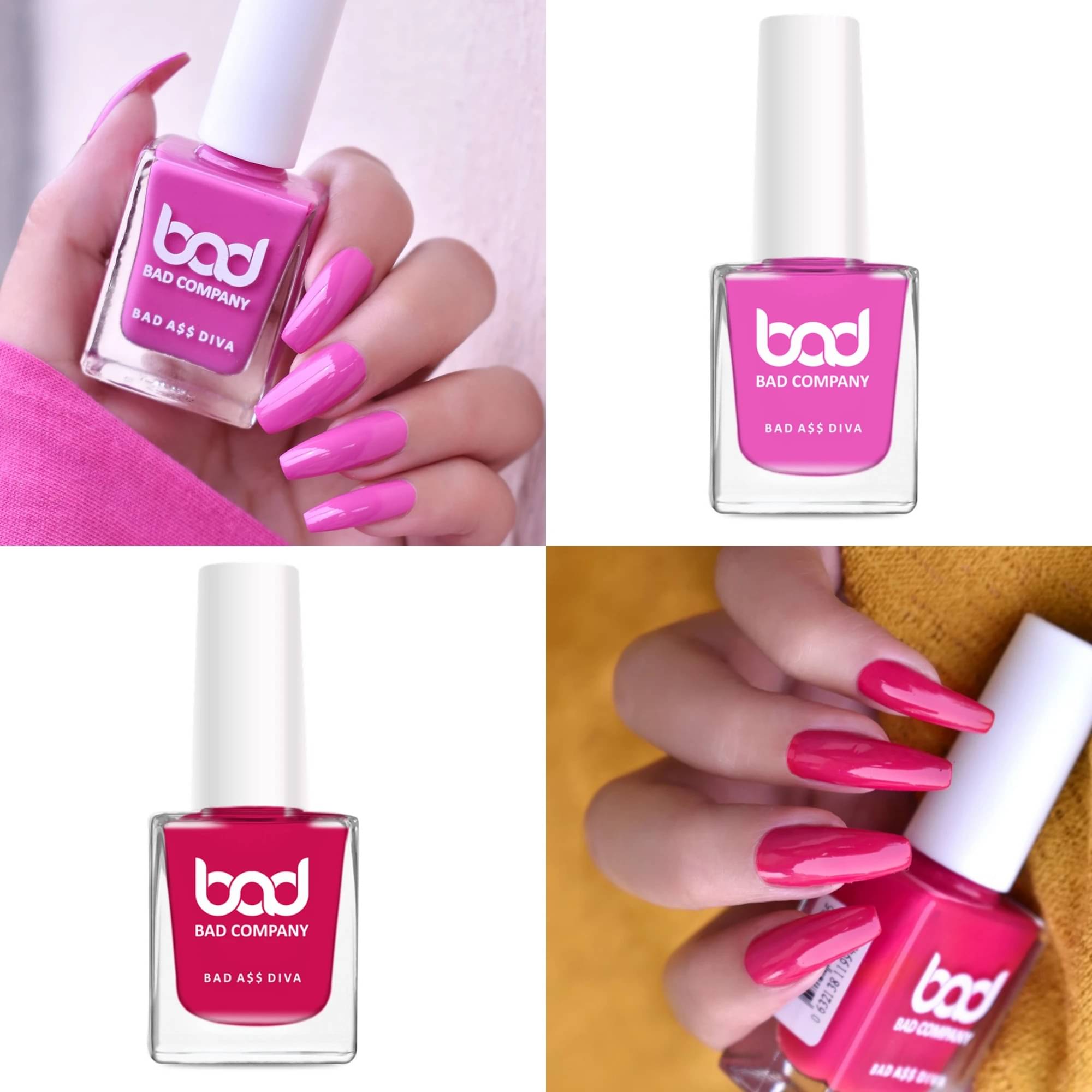     			BAD COMPANY Multi Nail Polish 20 ( Pack of 2 )