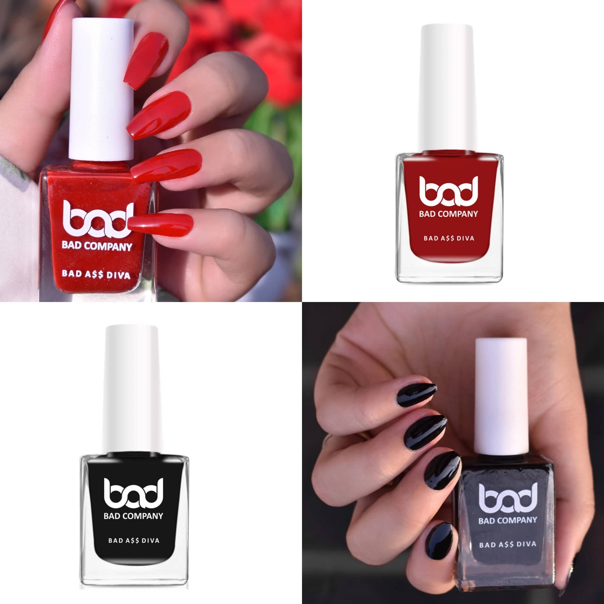     			BAD COMPANY Multi Nail Polish 20 ( Pack of 2 )