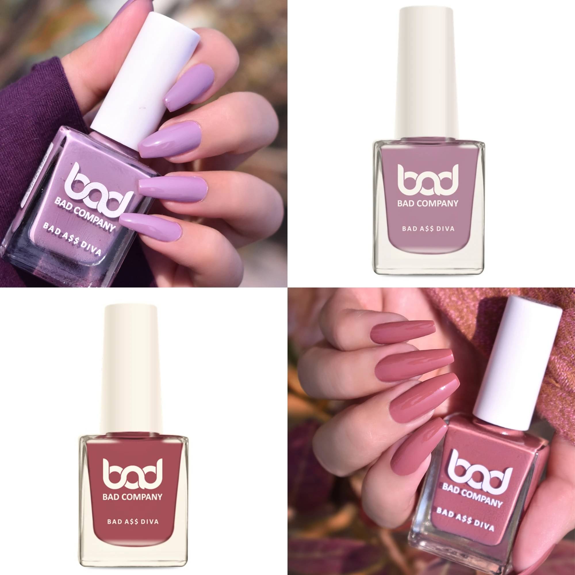     			BAD COMPANY Multi Nail Polish 20 ( Pack of 2 )