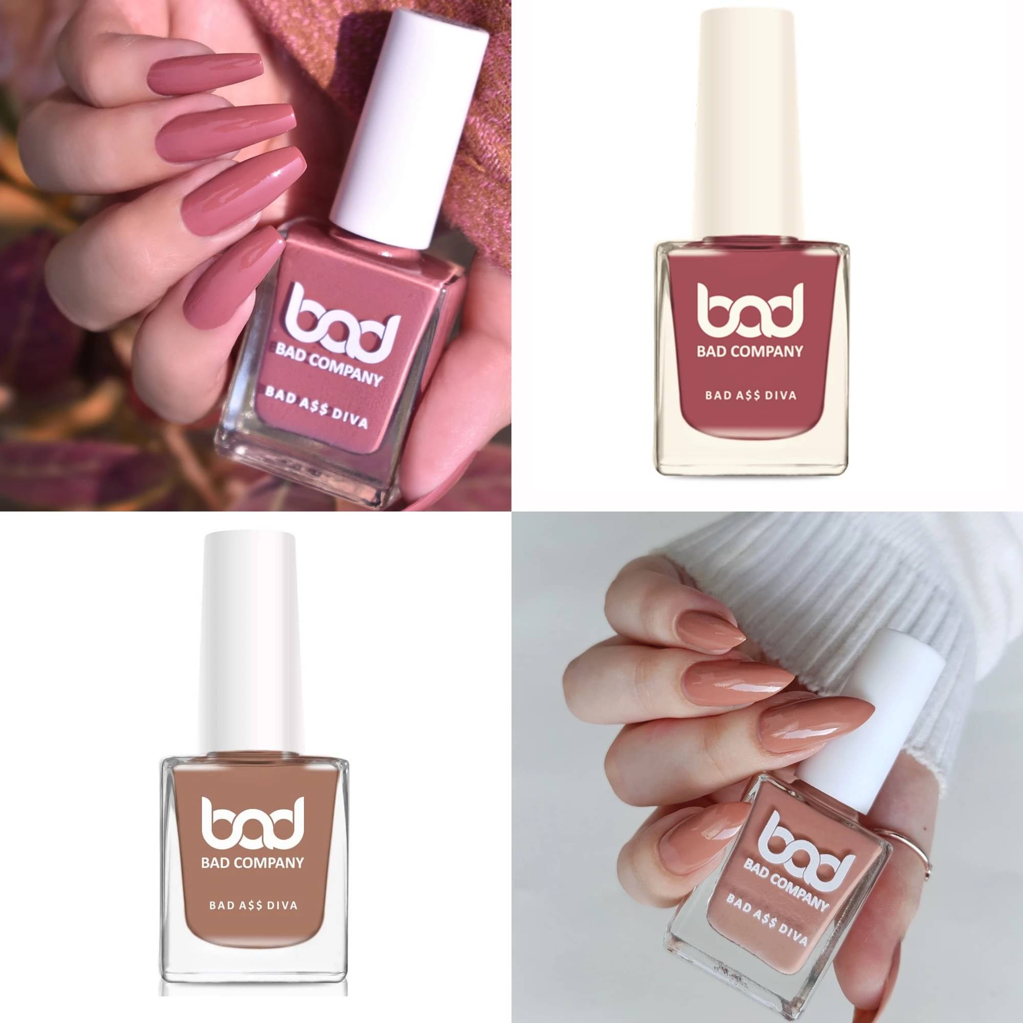     			BAD COMPANY Multi Nail Polish 20 ( Pack of 2 )