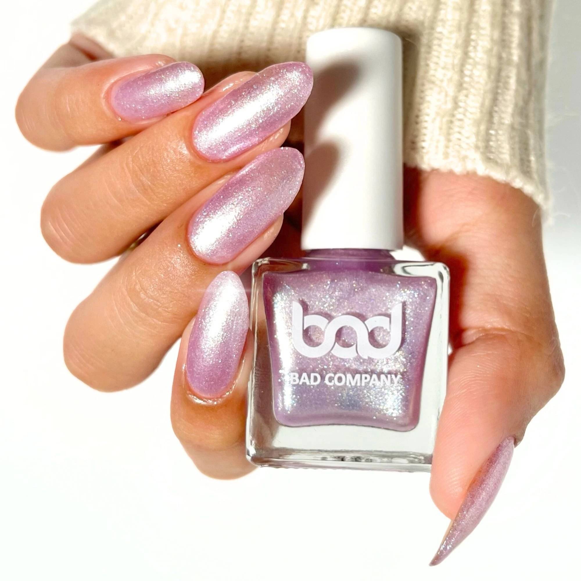     			BAD COMPANY Purple Nail Polish 8 ( Pack of 1 )