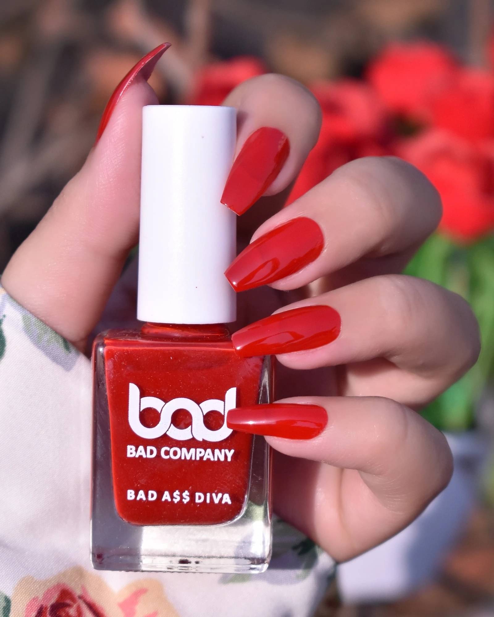     			BAD COMPANY Red Nail Polish 10 ( Pack of 1 )