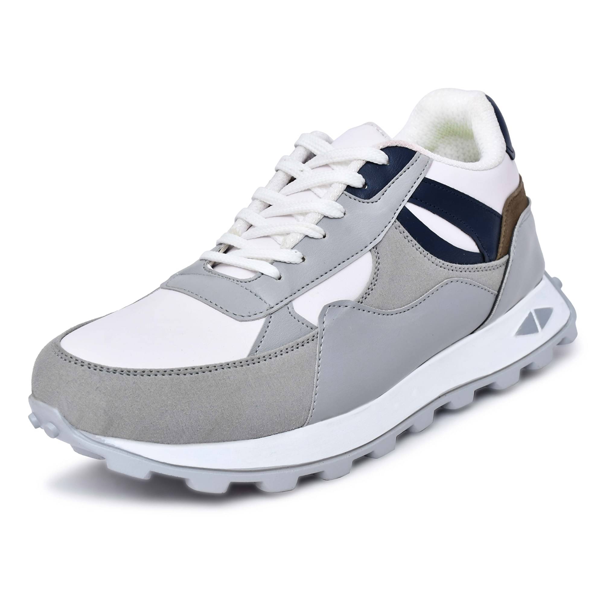     			BAERU Casual Sneaker for men Grey Men's Sneakers