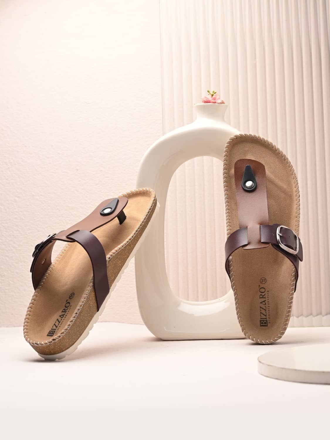 BIZZARO Tan Women's Floater Sandals