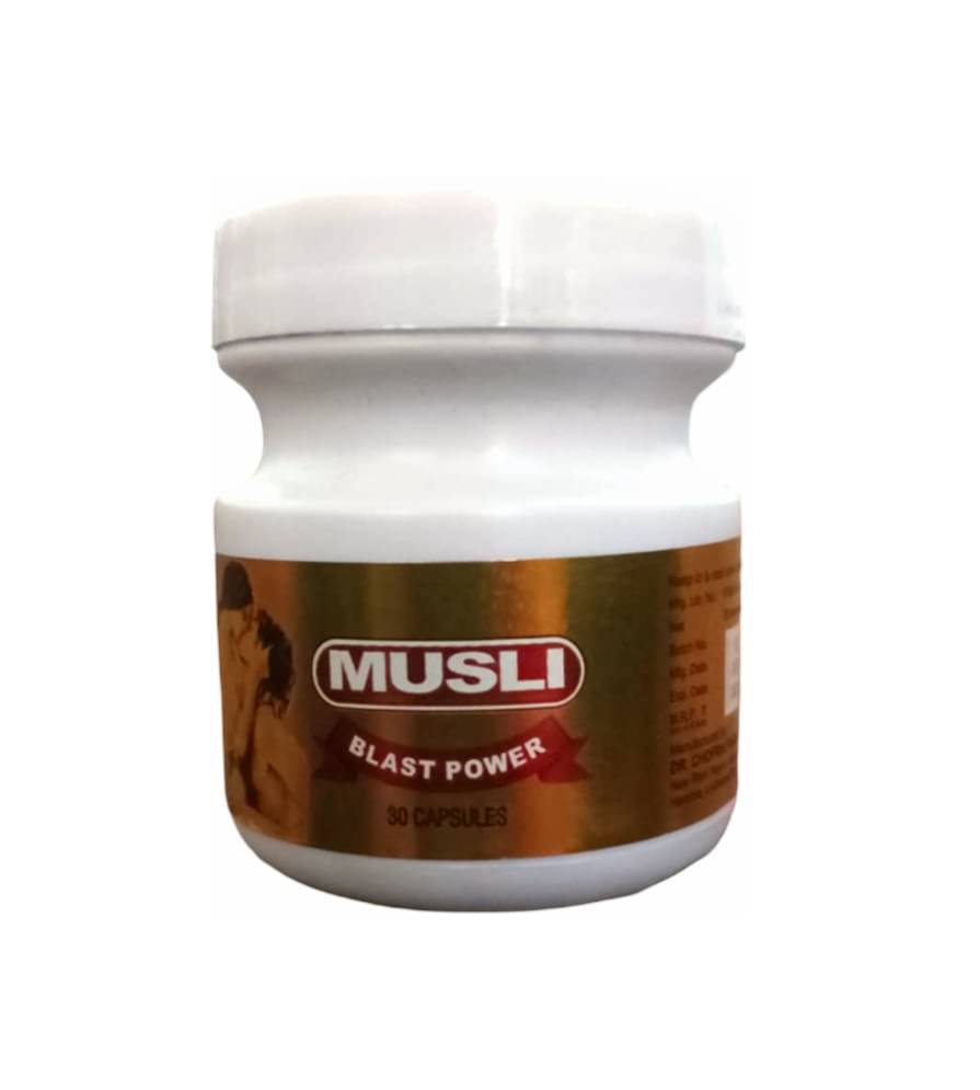 Dr Chopra Musli Blast  Ayurvedic Capsule 30no.s pack of 1     			Dr Chopra Musli Blast  Ayurvedic Capsule 30no.s pack of 1