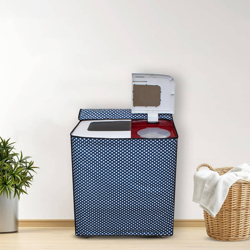     			Dream Care Semi-Automatic Washing Machine Cover Compatiable For 8 kg - Blue