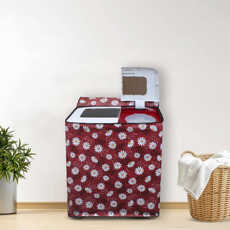     			Dream Care Semi-Automatic Washing Machine Cover Compatiable For 8 kg - Red