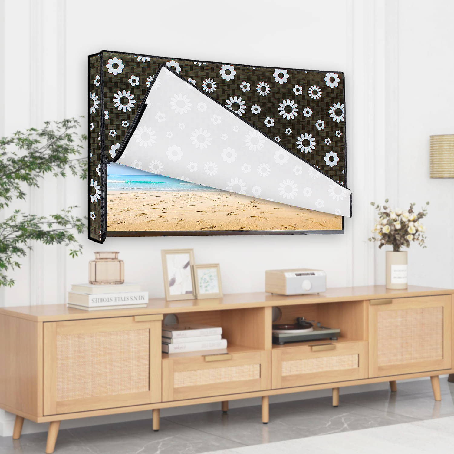 Dream Care Single PVC Black TV Cover for Other Models 127 cm (50 in) LED/LCD TV Dream Care Single PVC Black TV Cover for Other Models 127 cm (50 in) LED/LCD TV