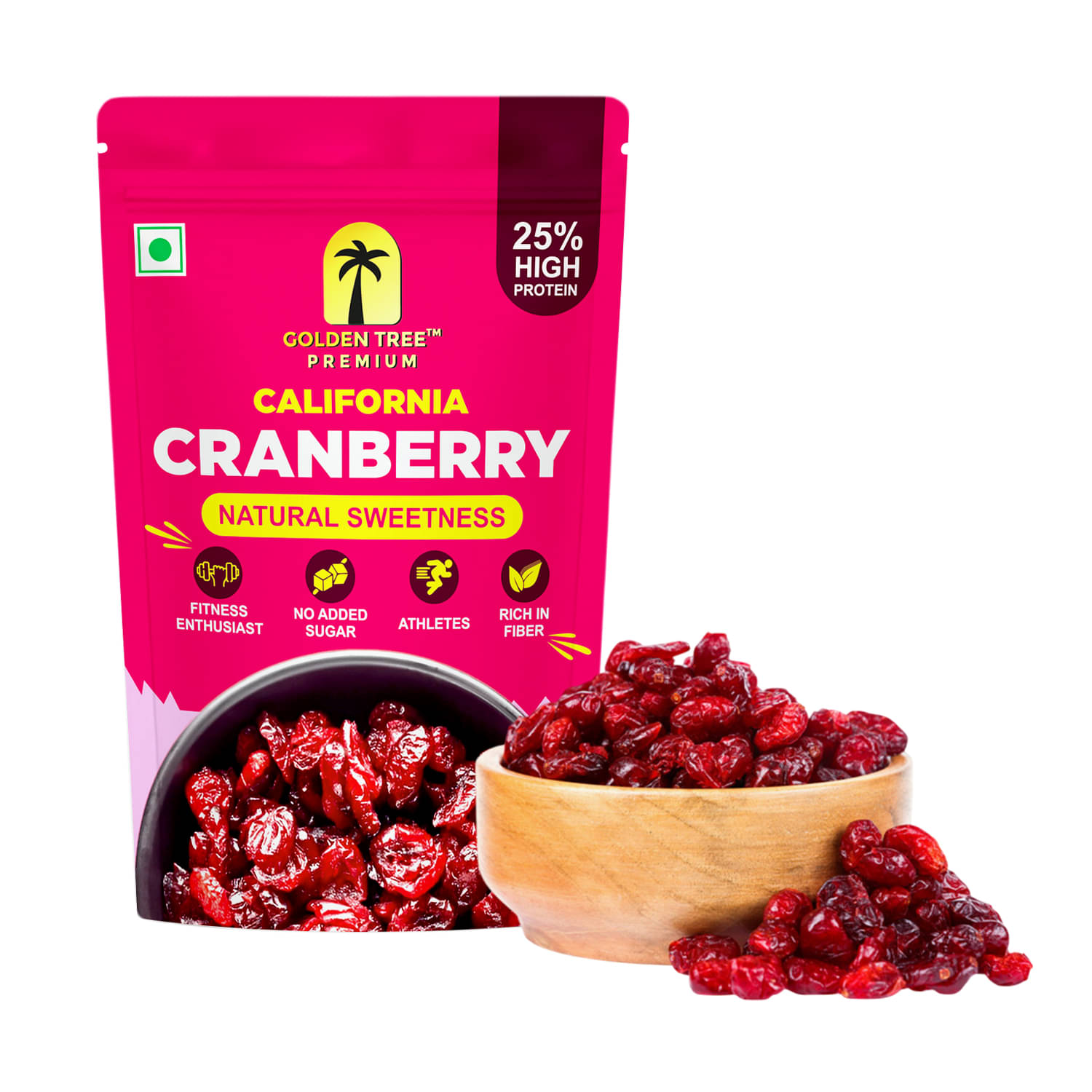     			Golden Tree Cranberry 250 g