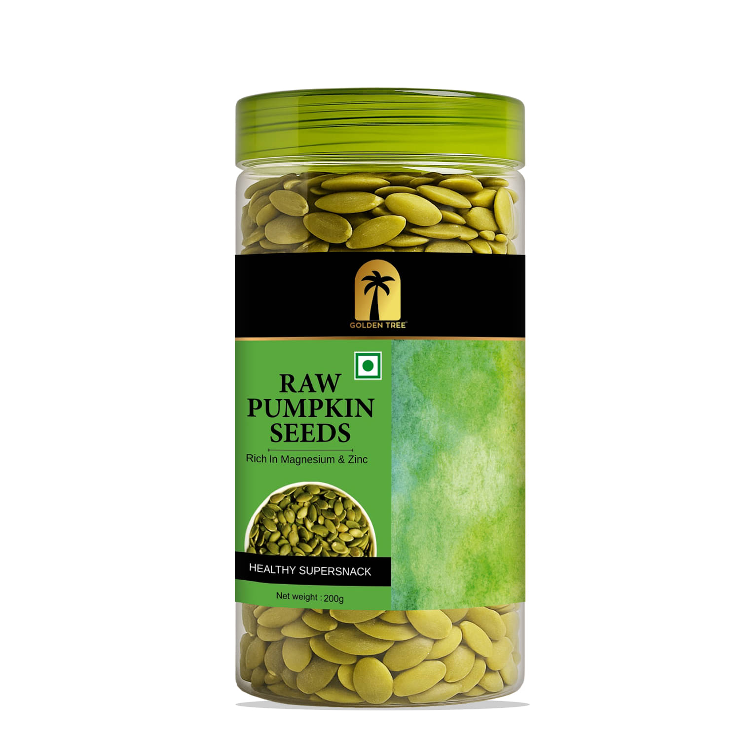    			Golden Tree Pumpkin Seeds 200gm (Pack of 1)