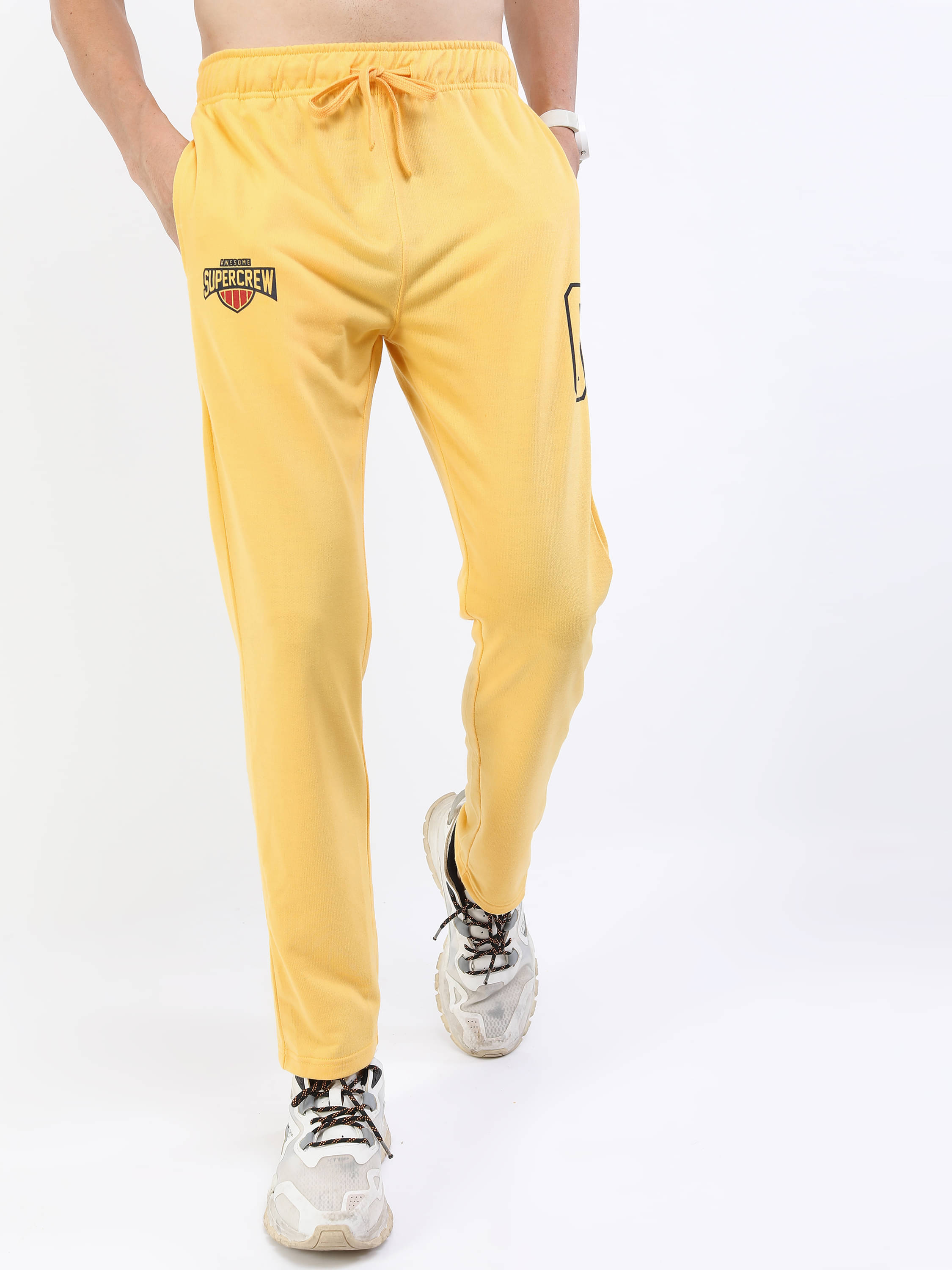     			Highlander Yellow Polyester Men's Trackpants ( Pack of 1 )