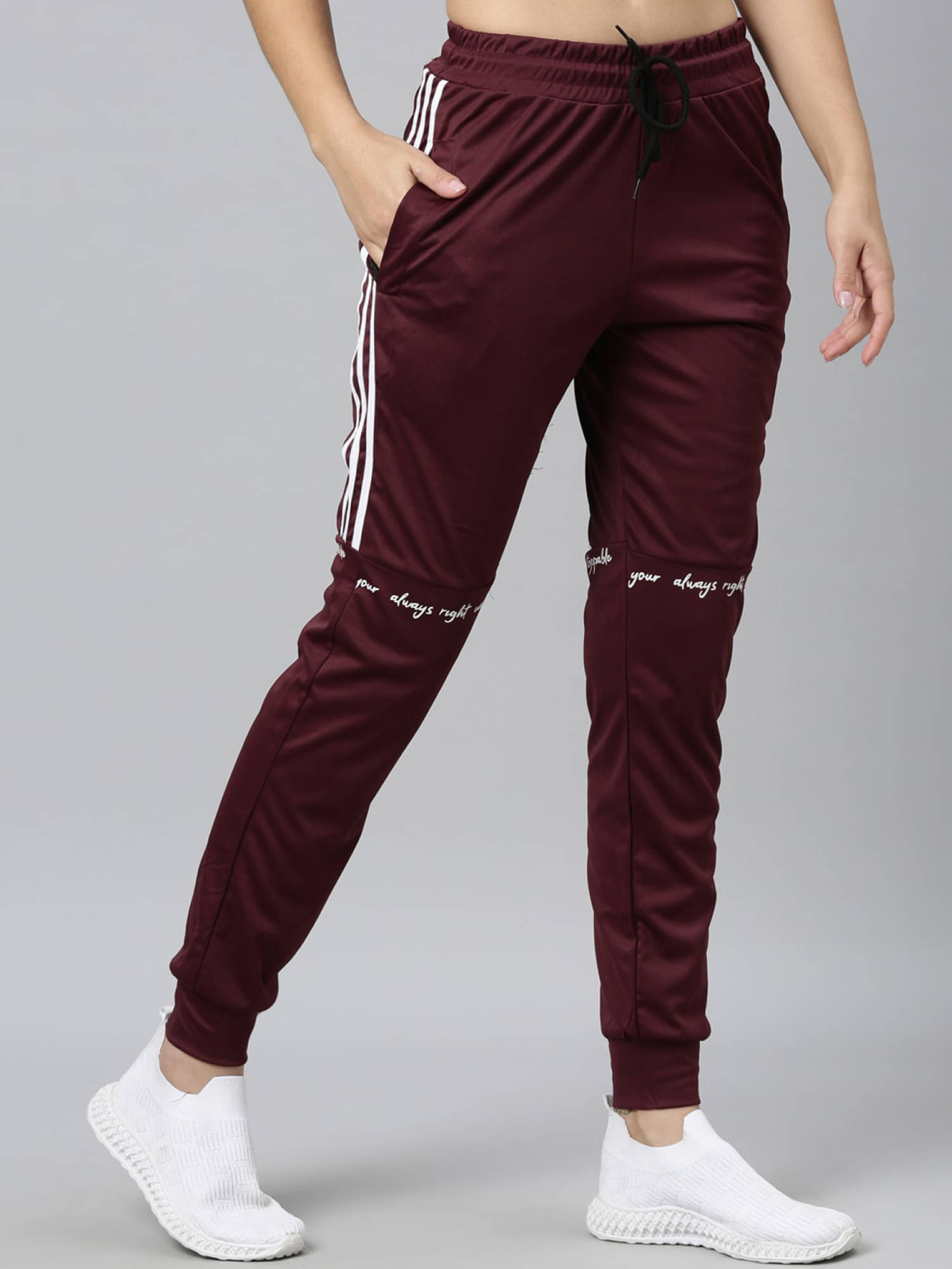     			Maniac Women Cotton Sports Trackpants